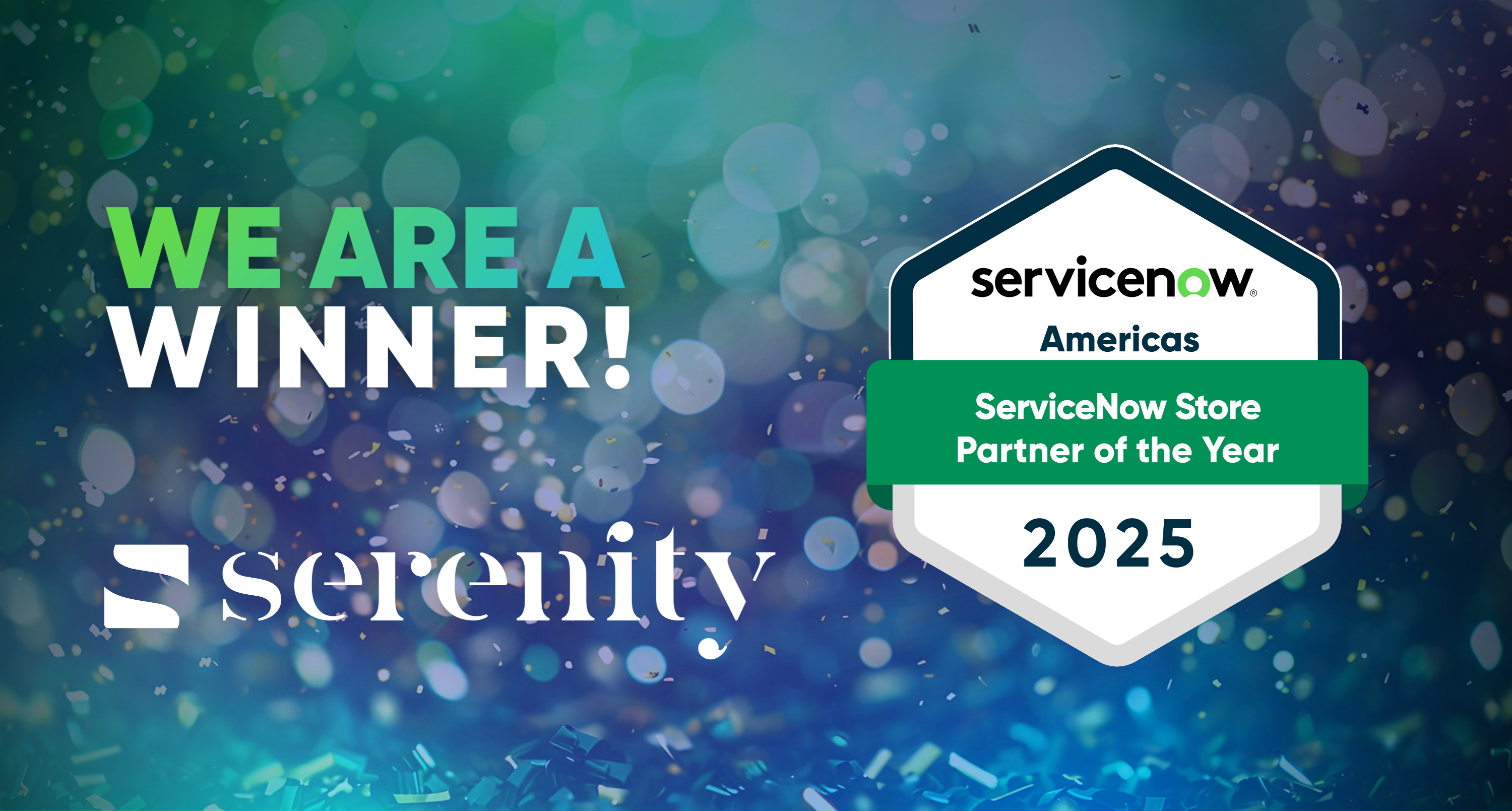 Serenity Wins ServiceNow 2025 Store Partner of the Year Award ...